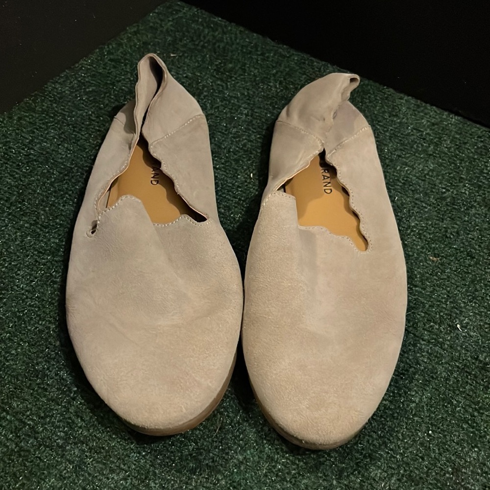 Lucky Brand gray loafers, size 8.5